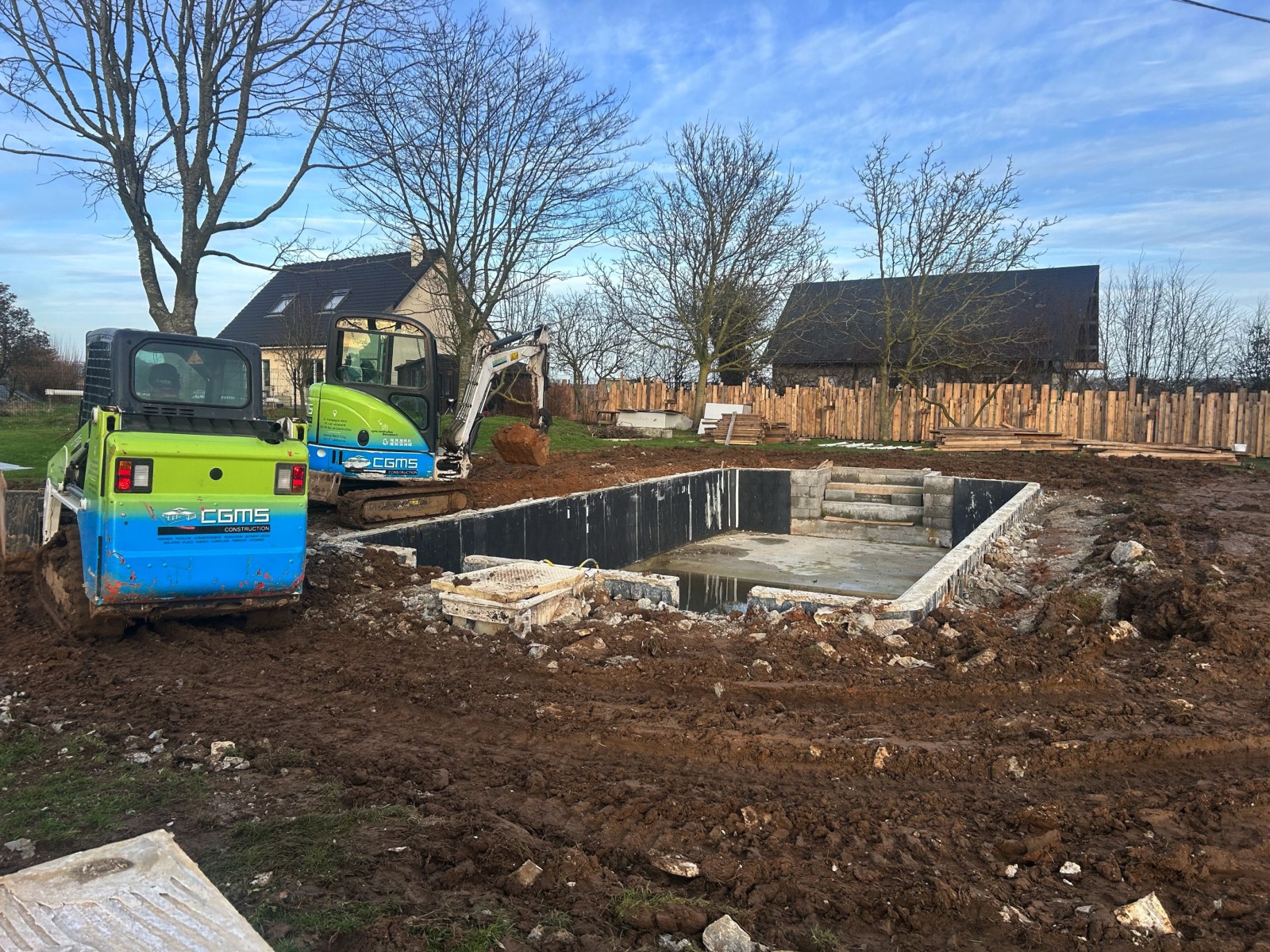 rénovation d’une piscine à Octeville sur mer