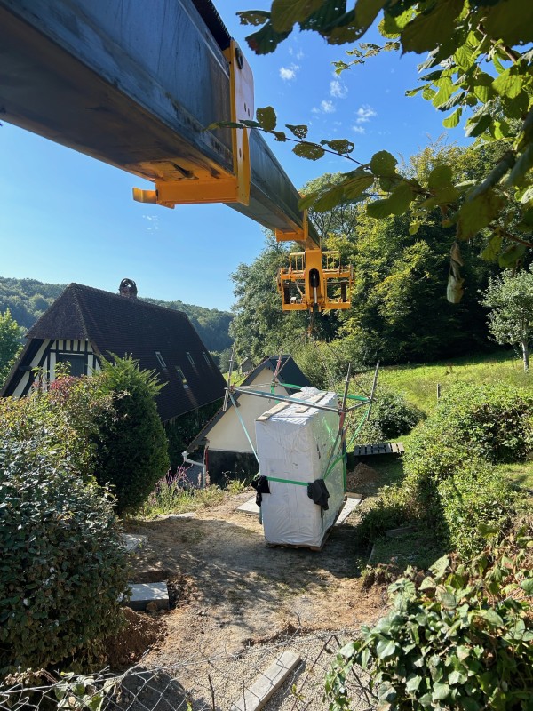 Levage et Pose spa et sauna 