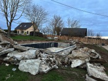 rénovation d’une piscine à Octeville sur mer