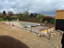 piscine en construction sur le havre